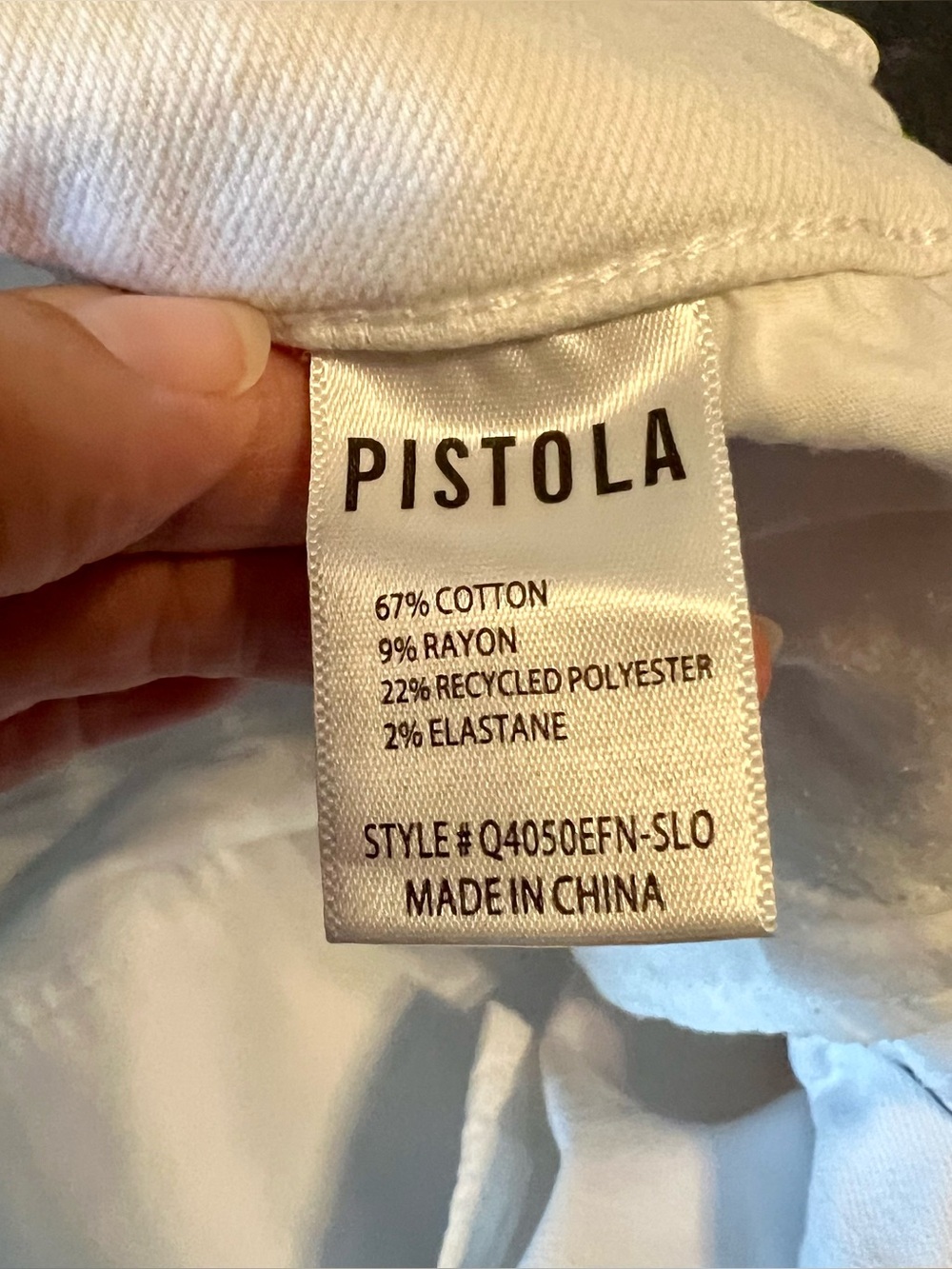 Pistola White Women's Cuffed Denim Shorts - Picture 5 of 8